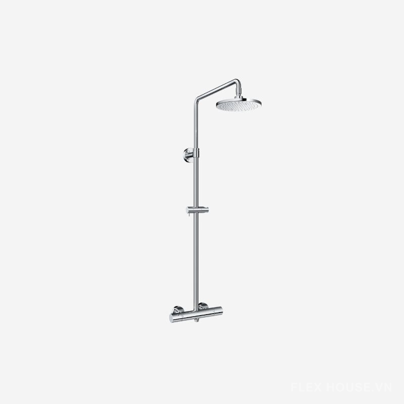 Sen tắm kim loại nóng lạnh dáng tròn TOTO TBW07402A 2 Sen tắm cây kim loại nóng lạnh dáng tròn TOTO TBW07006A