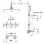 Sen tắm cây nóng lạnh kim loại TOTO TBW08406A (1)