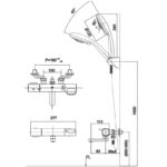 Sen tắm điều chỉnh nhiệt độ 5 chế độ nước Inax BFV-7145T-3C
