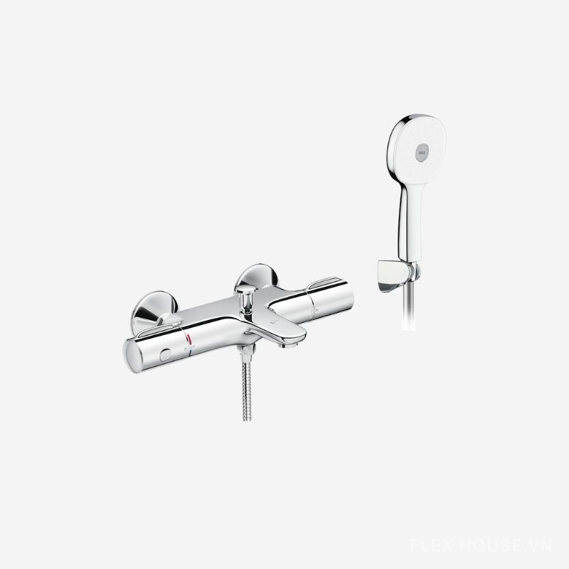 Sen tắm nóng lạnh nhiệt độ tay sen tăng áp Inax BFV-3413T-8C (1) Sen tắm nóng lạnh nhiệt độ tay sen tăng áp Inax BFV-3413T-8C 1