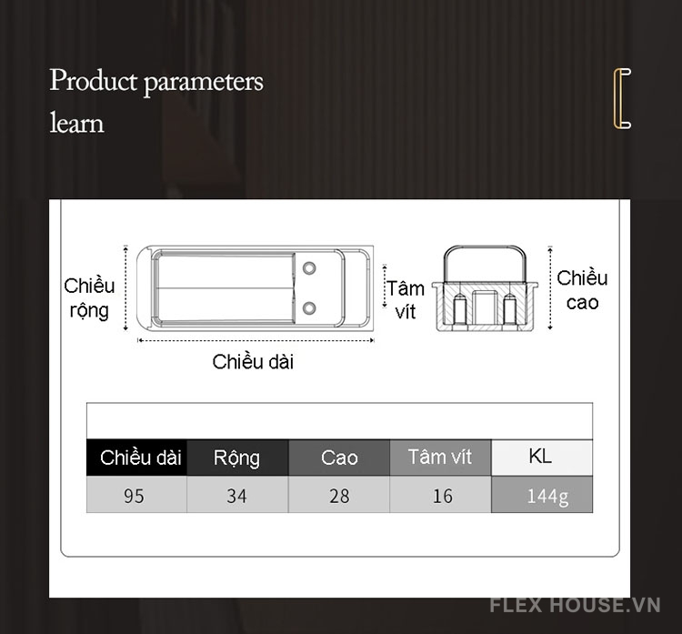 Tay nắm âm tủ quần áo hợp kim phối da HJ666 7 Tay nắm âm tủ quần áo hợp kim phối da HJ666 13