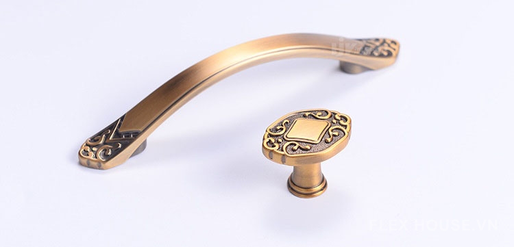 Tay nắm cánh tủ hợp kim châu Âu HJ434 1 Tay nắm cánh tủ hợp kim châu Âu HJ434 6