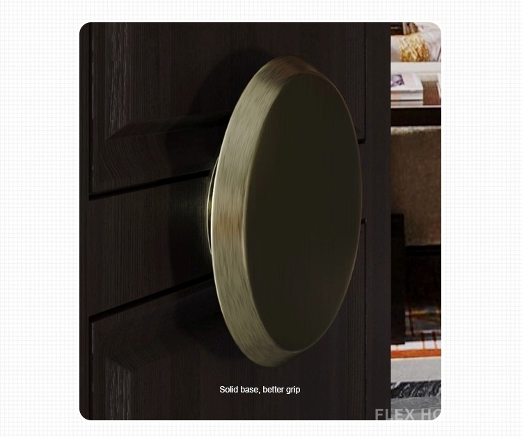 Tay nắm cửa hình tròn hợp kim nhôm A-208 6