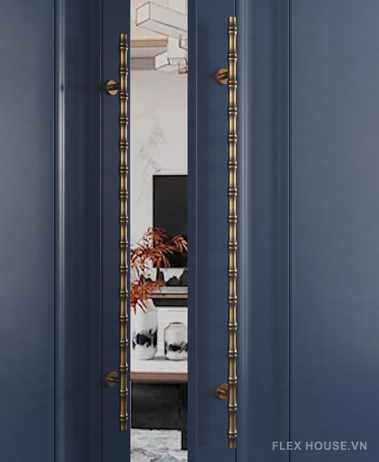 Tay nắm cửa thân trúc bằng thép không gỉ A-236 6