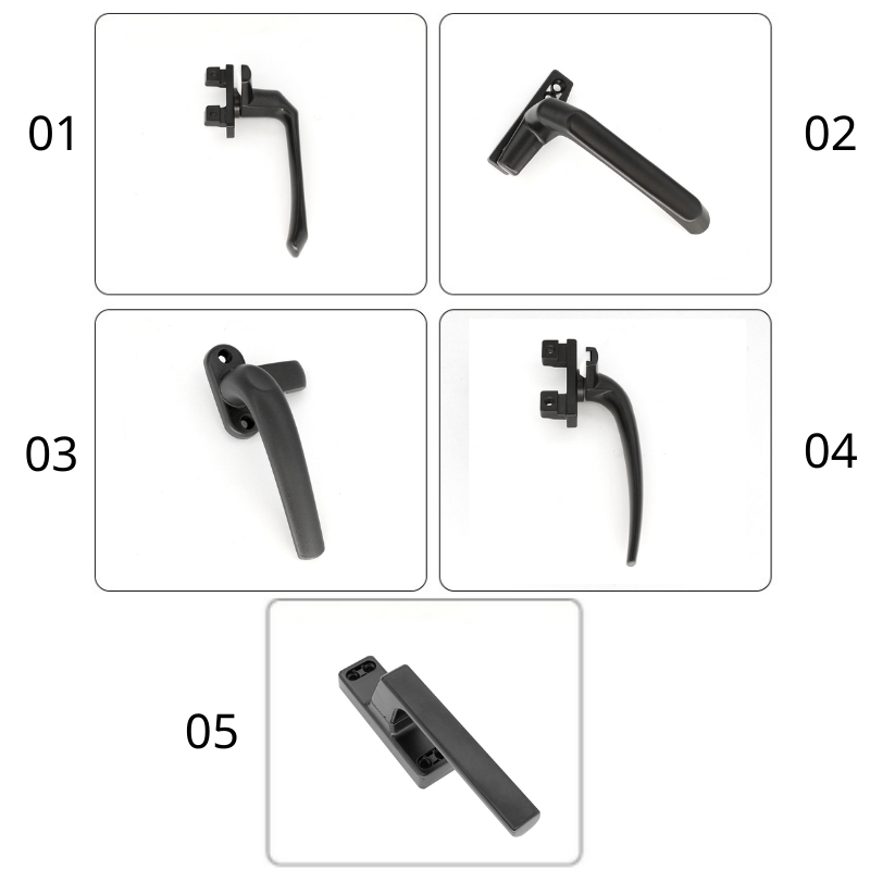 Tay nắm cửa sổ phong cách Châu Âu bằng nhôm KD7727 1 Tay nắm cửa sổ phong cách Châu Âu bằng nhôm KD7727 6