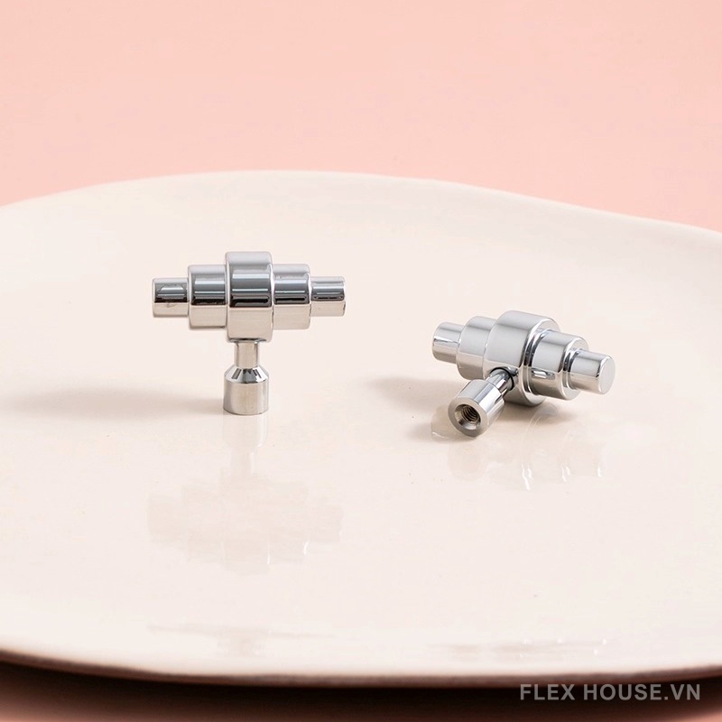 Tay nắm đồng thau Modern Cylinder JYJ982 9