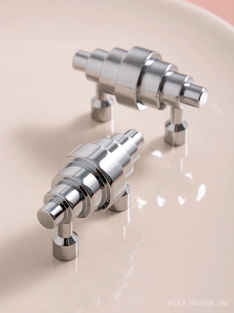 Tay nắm đồng thau Modern Cylinder JYJ982 10