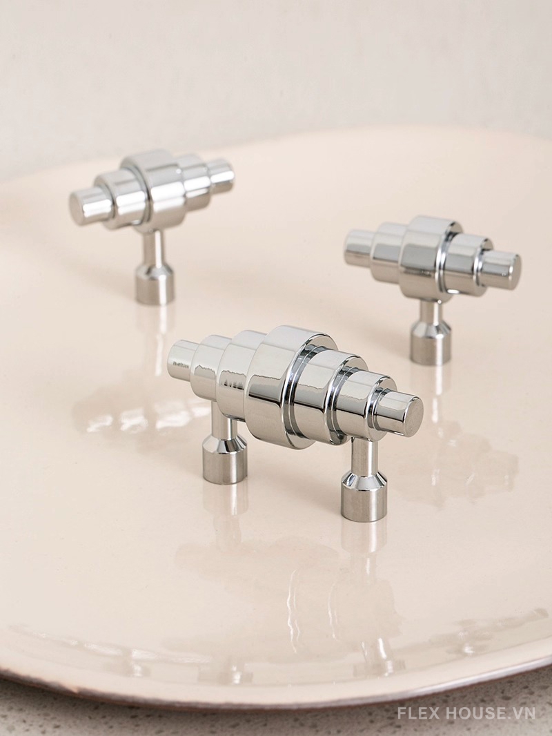 Tay nắm đồng thau Modern Cylinder JYJ982 11