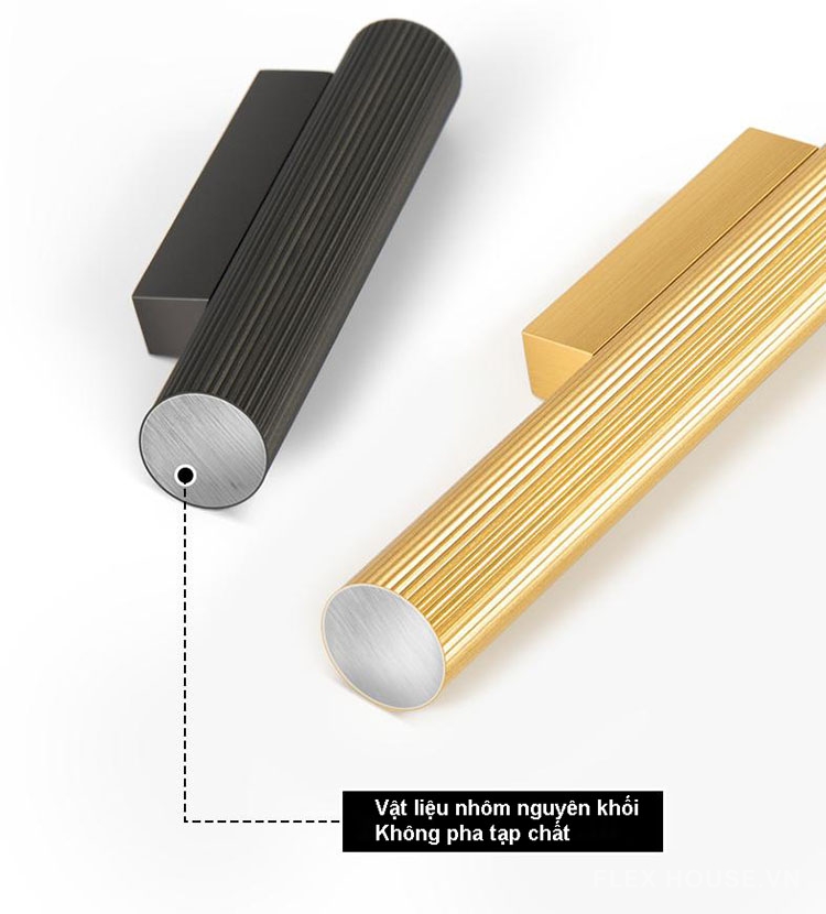 Tay nắm hợp kim nhôm vân sọc hiện đại HJ990 4 Tay nắm hợp kim nhôm vân sọc hiện đại HJ990 9