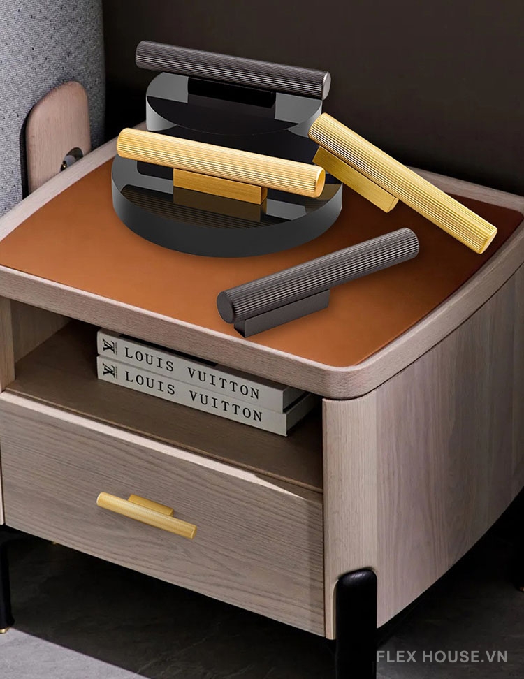 Tay nắm hợp kim nhôm vân sọc hiện đại HJ990 6 Tay nắm hợp kim nhôm vân sọc hiện đại HJ990 11