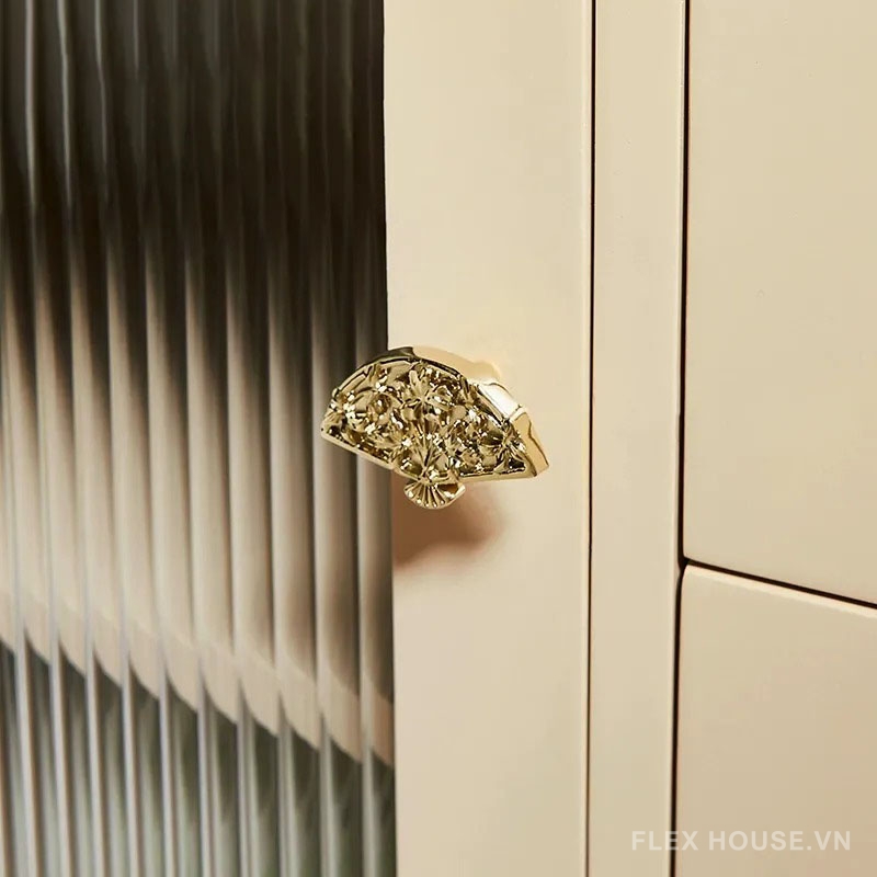 Tay nắm ngăn kéo hình cánh quạt bằng đồng PALO985 12 Tay nắm ngăn kéo hình cánh quạt bằng đồng PALO985 17