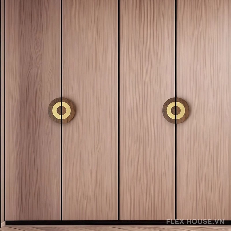 Tay nắm tủ bán nguyệt bằng gỗ óc chó cao cấp YJ5978 8 Tay nắm tủ bán nguyệt bằng gỗ óc chó cao cấp YJ5978 13