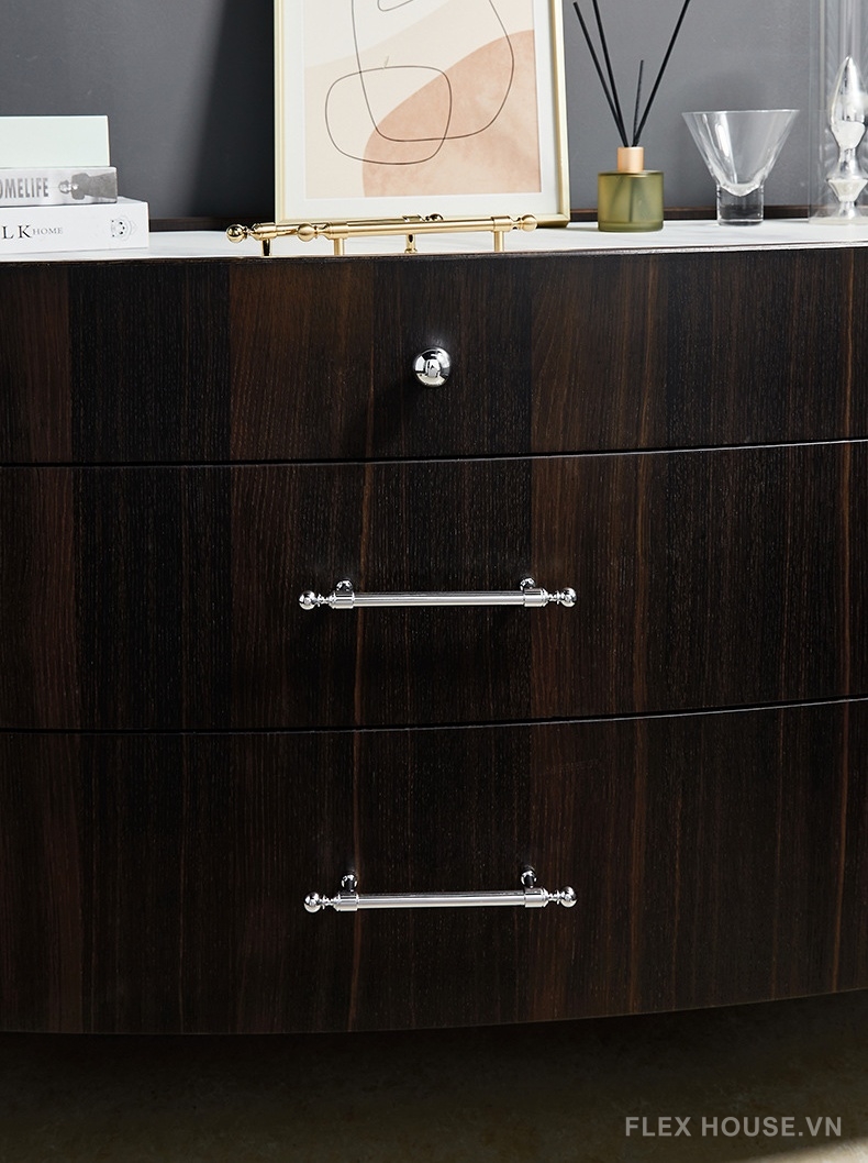 Tay nắm tủ đồng châu Âu màu bạc cao cấp PALO233 3 Tay nắm tủ đồng châu Âu màu bạc cao cấp PALO233 6