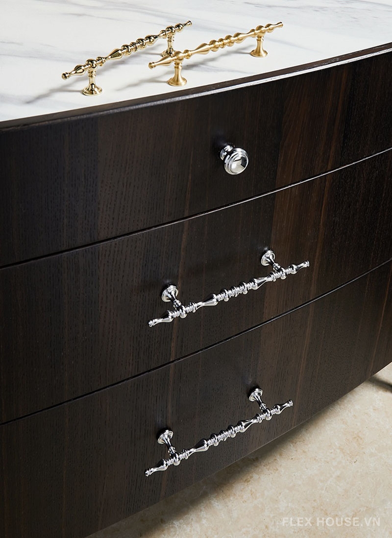 Tay nắm tủ đồng màu bạc châu Âu cao cấp PALO6730 7 Tay nắm tủ đồng màu bạc châu Âu cao cấp PALO6730 12