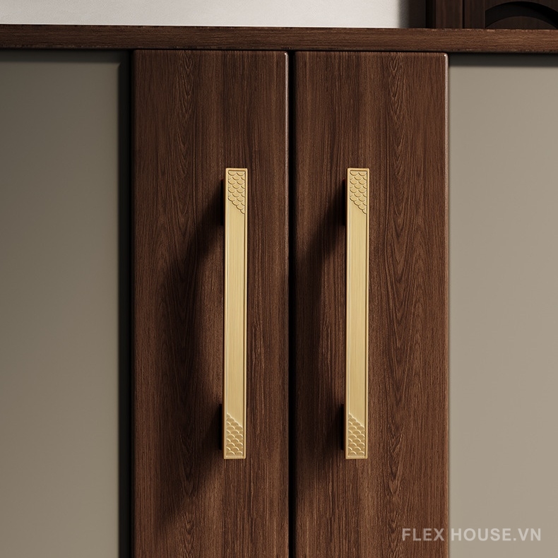 Tay nắm tủ hợp kim Á Đông họa tiết vẩy cá HJ440 2 Tay nắm tủ hợp kim Á Đông họa tiết vẩy cá HJ440 8