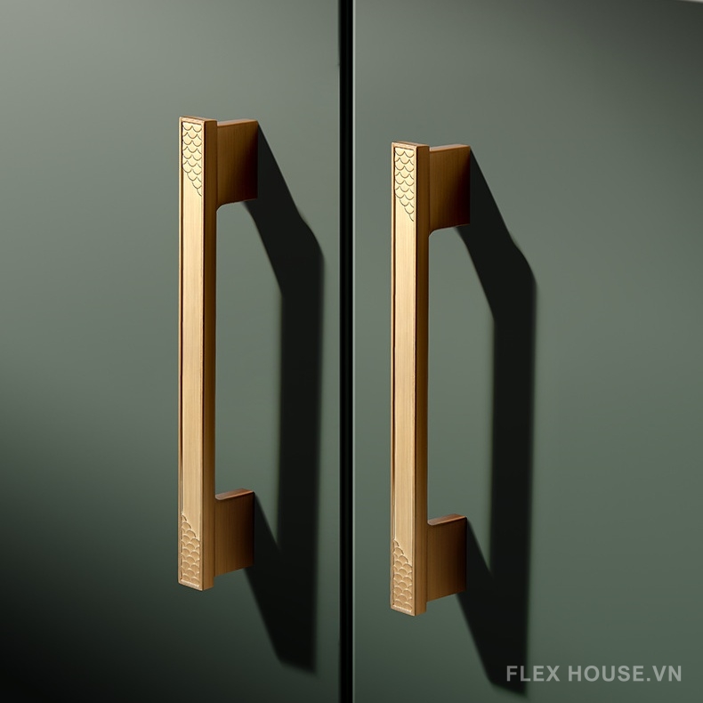 Tay nắm tủ hợp kim Á Đông họa tiết vẩy cá HJ440 5 Tay nắm tủ hợp kim Á Đông họa tiết vẩy cá HJ440 11