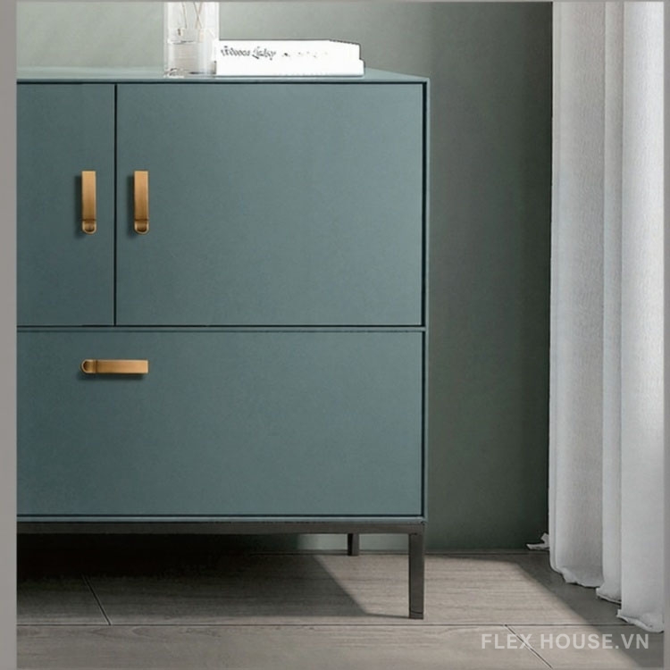 Tay nắm tủ hợp kim kẽm hiện đại tối giản HJ3833 7 Tay nắm tủ hợp kim kẽm hiện đại tối giản HJ3833 12