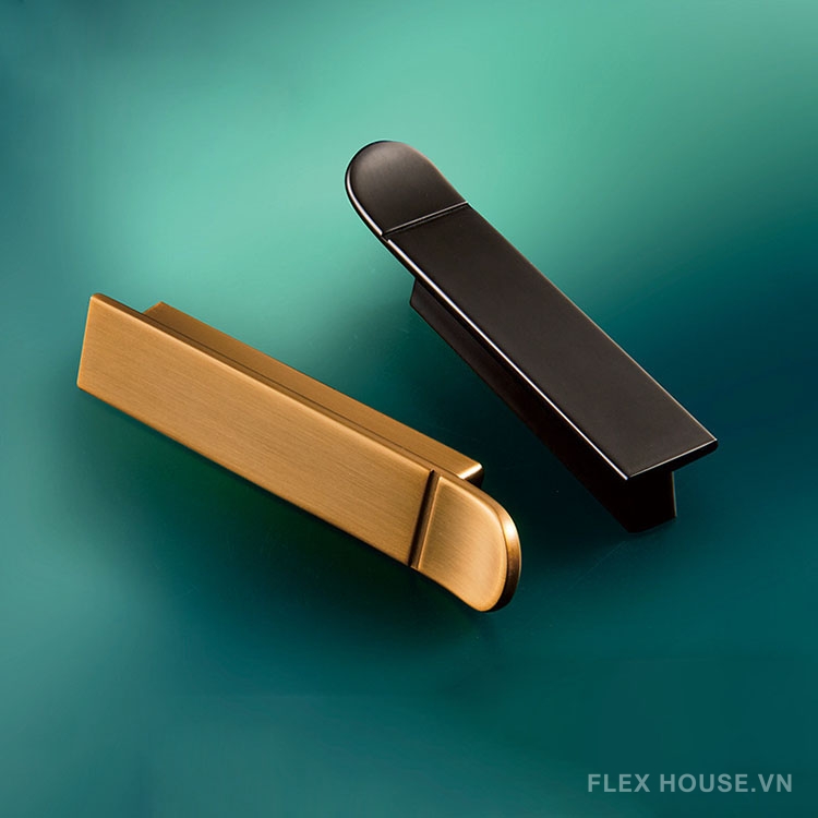 Tay nắm tủ hợp kim kẽm hiện đại tối giản HJ3833 (4) Tay nắm tủ hợp kim kẽm hiện đại tối giản HJ3833 1