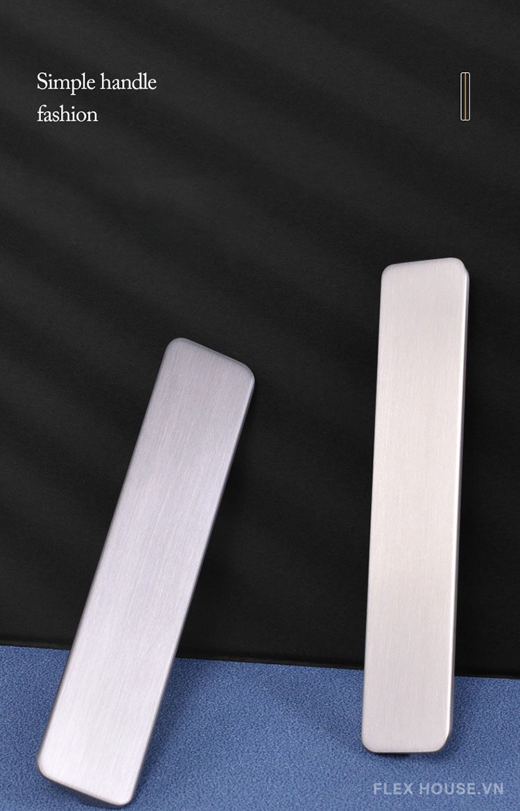 Tay nắm tủ hợp kim nhôm dáng chữ nhật HJ483 4 Tay nắm tủ hợp kim nhôm dáng chữ nhật HJ483 9