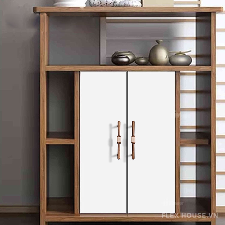 Tay nắm tủ hợp kim phối gốm sứ châu Âu Retro HJ373 10