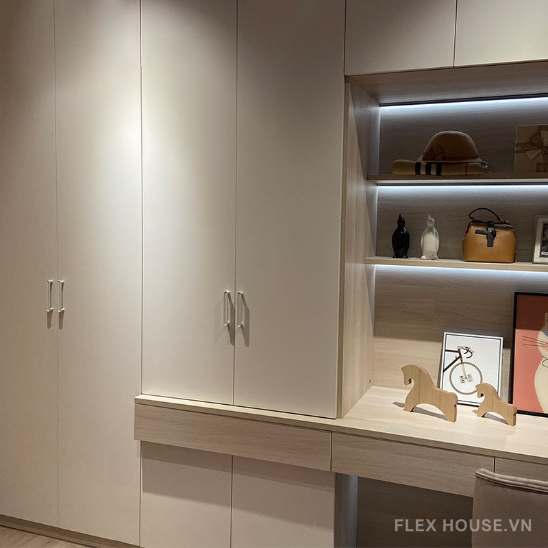 Tay nắm tủ hợp kim tối giản màu trắng HJ6044 3 Tay nắm tủ hợp kim tối giản màu trắng HJ6044 8