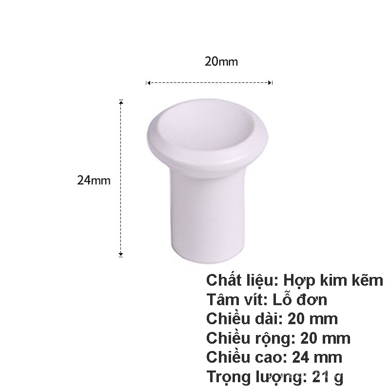 Tay nắm tủ hợp kim tối giản màu trắng HJ6044 4 Tay nắm tủ hợp kim tối giản màu trắng HJ6044 9