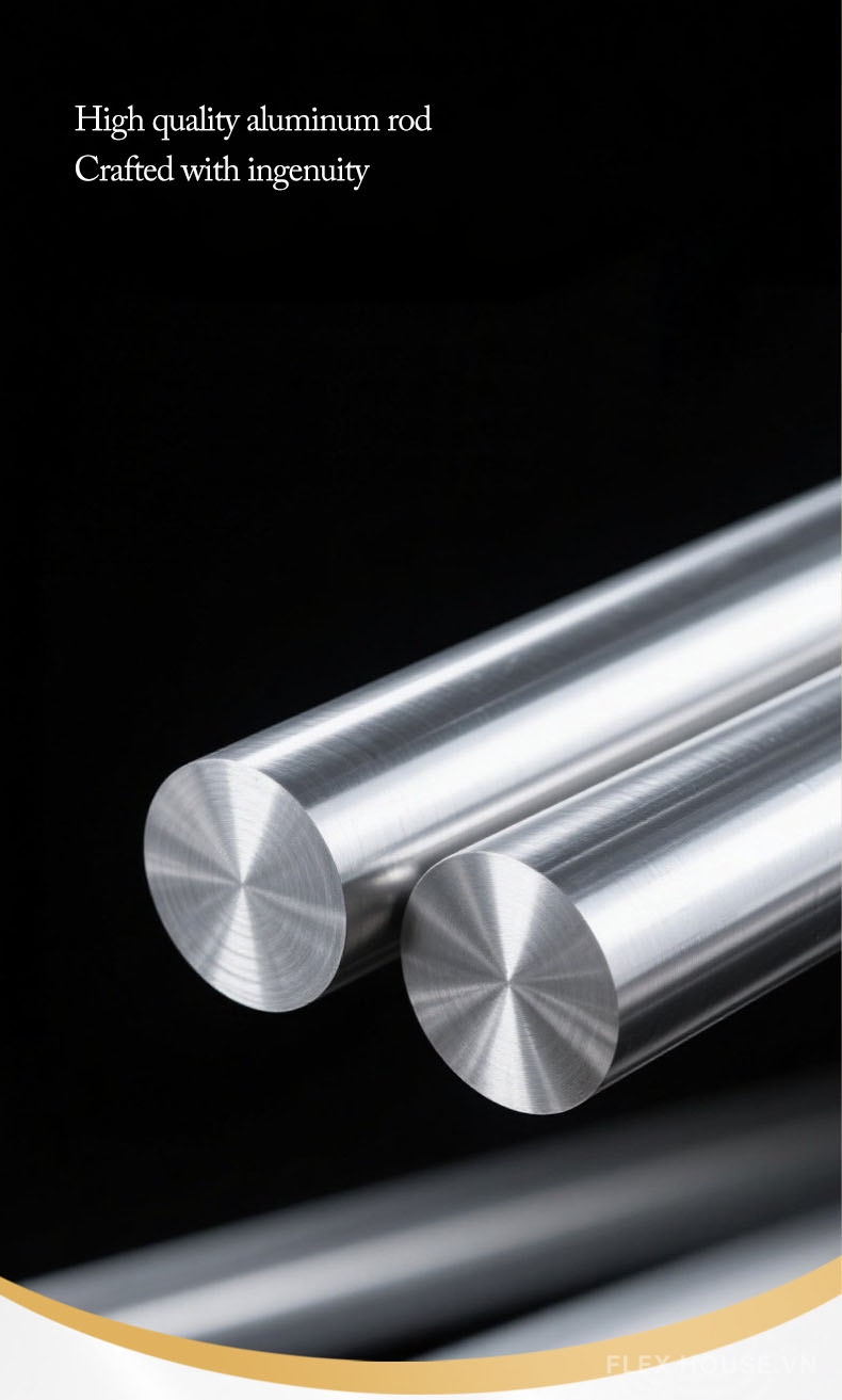 Tay nắm tủ quần áo thanh dài hợp kim nhôm A245BL 4 Tay nắm tủ quần áo thanh dài hợp kim nhôm A245BL 9