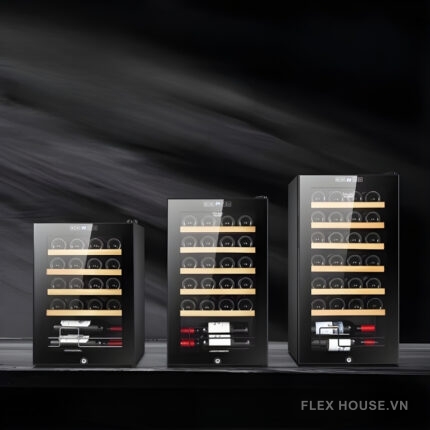 Tủ bảo quản rượu vang cao cấp rộng 430mm VN-8FB