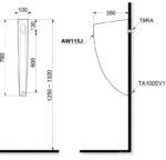 Vách ngăn bồn tiểu nam cao cấp TOTO AW115J