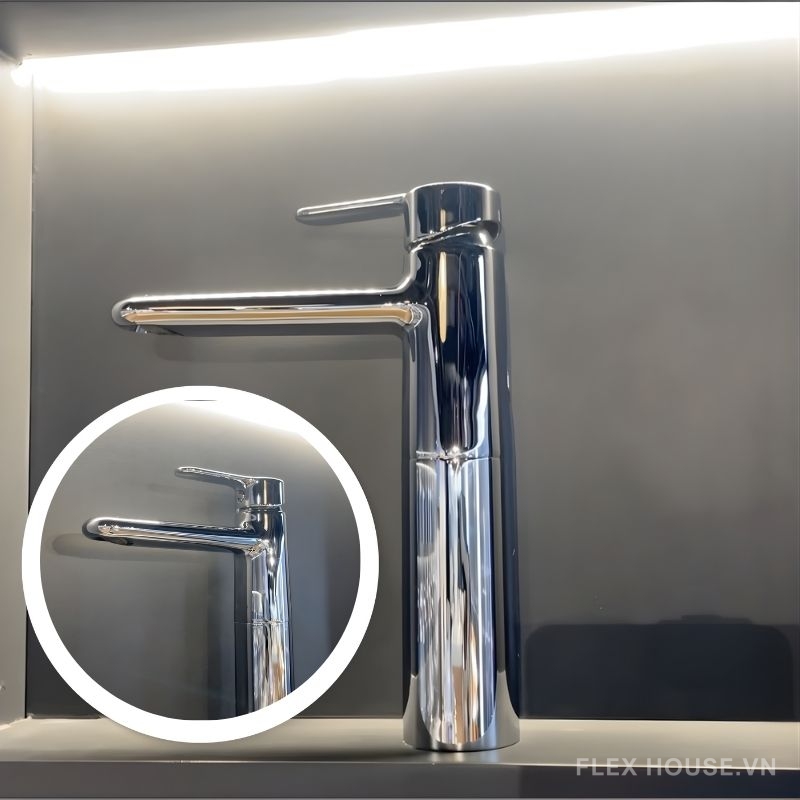 Vòi chậu gật gù nóng lạnh New Standard TOTO TVLM111NS 2 Vòi chậu gật gù nóng lạnh New Standard TOTO TVLM111NS