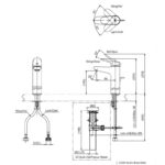Vòi chậu rửa gật gù nóng lạnh cổ cao LF TOTO TLS04304V