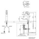 Vòi chậu rửa mặt thân cao chế độ nóng lạnh TOTO TLS02303V