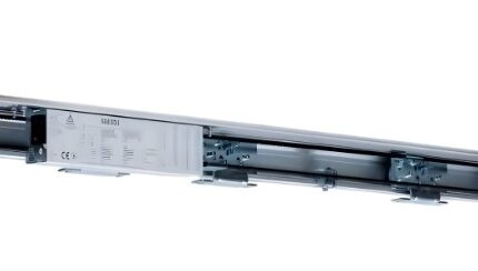 Cửa lùa điện tải nặng 200kg điều khiển dữ liệu 6S