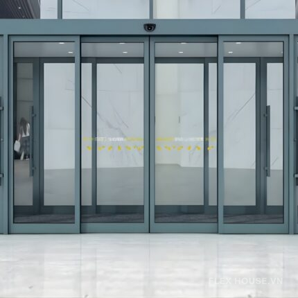 Cửa lùa điện tải nặng 200kg điều khiển dữ liệu 6S