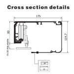 Cửa lùa tự động 180-200kg cảm biến vi sóng SPIDER