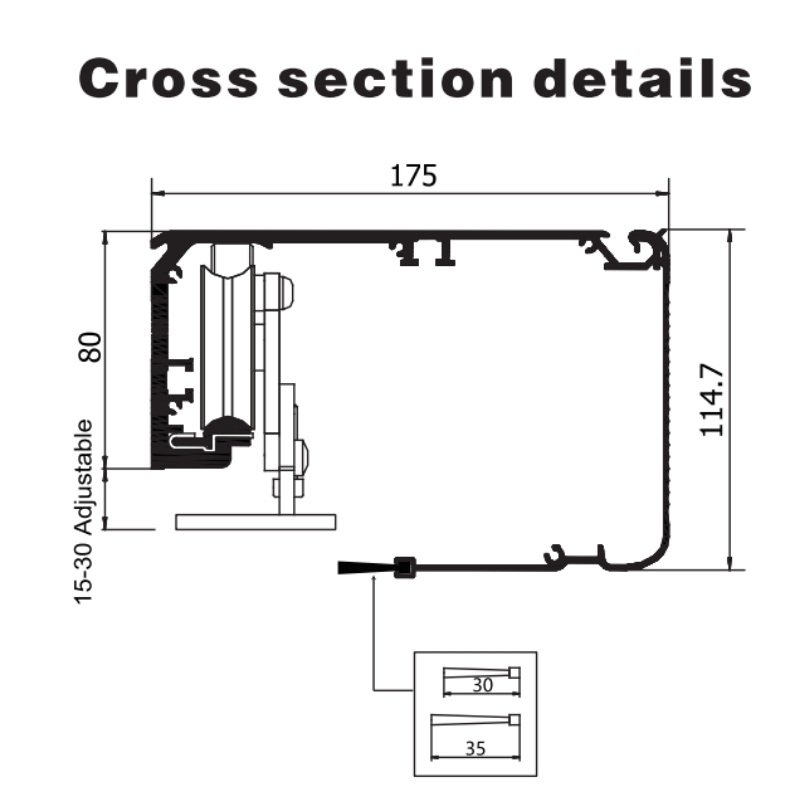 Cửa lùa tự động 180-200kg cảm biến vi sóng SPIDER 3 Cửa lùa tự động 180-200kg cảm biến vi sóng SPIDER