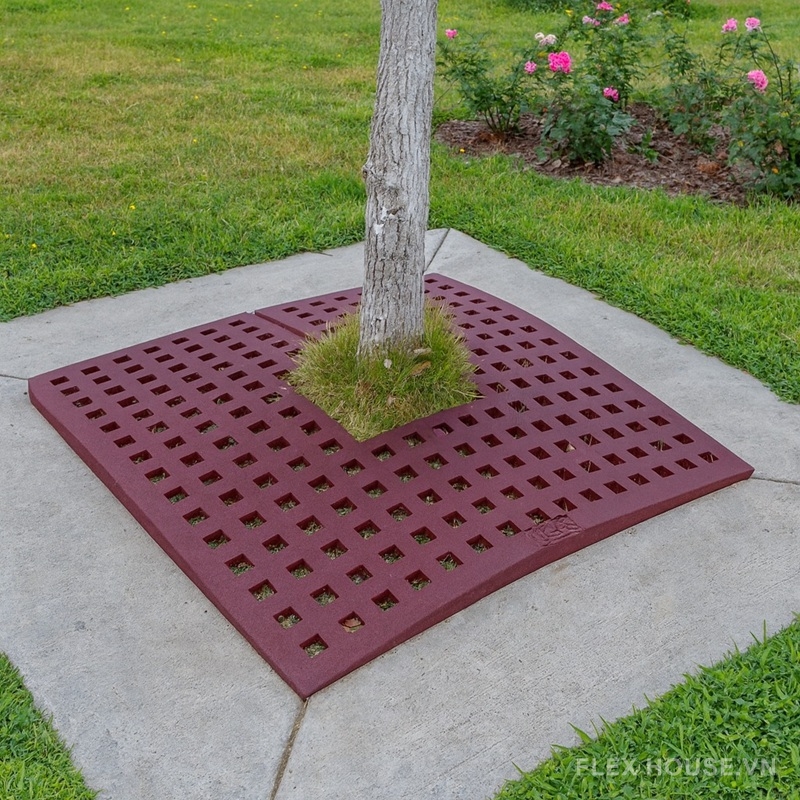 dem-cao-su-bao-ve-cay-tham-nuoc-chong-tron-truot-gv57 Đệm cao su bảo vệ cây thấm nước chống trơn trượt GV57 1