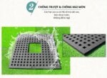 Đệm cao su bảo vệ cây thấm nước chống trơn trượt GV57
