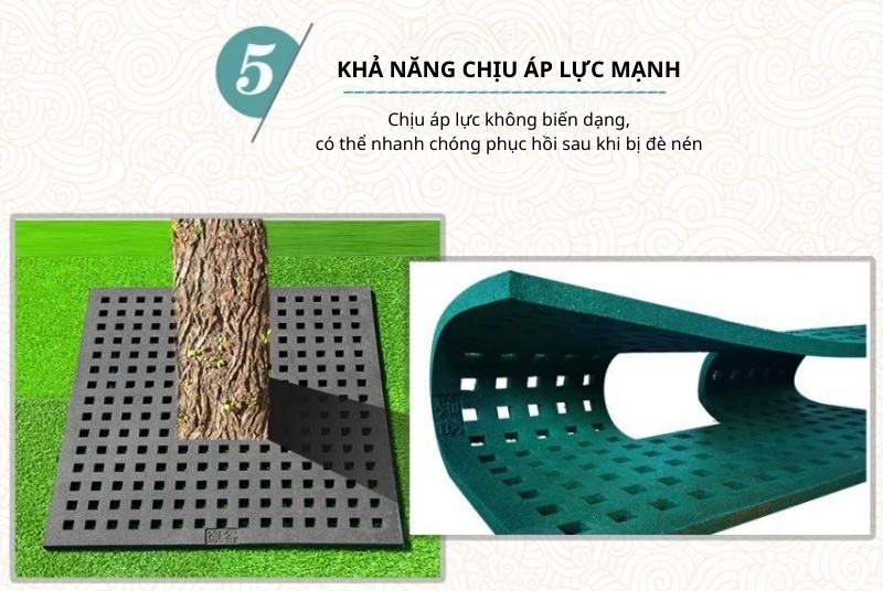 Đệm cao su bảo vệ cây thấm nước chống trơn trượt GV57 7 Đệm cao su bảo vệ cây thấm nước chống trơn trượt GV57
