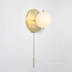 Đèn gắn tường bằng đồng trang trí khách sạn VK134