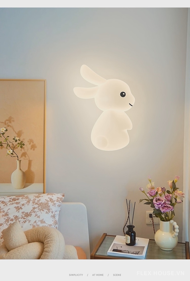 Đèn gắn tường phòng trẻ em bằng nhựa cao cấp QY-2556 6 Đèn gắn tường phòng trẻ em bằng nhựa cao cấp QY-2556