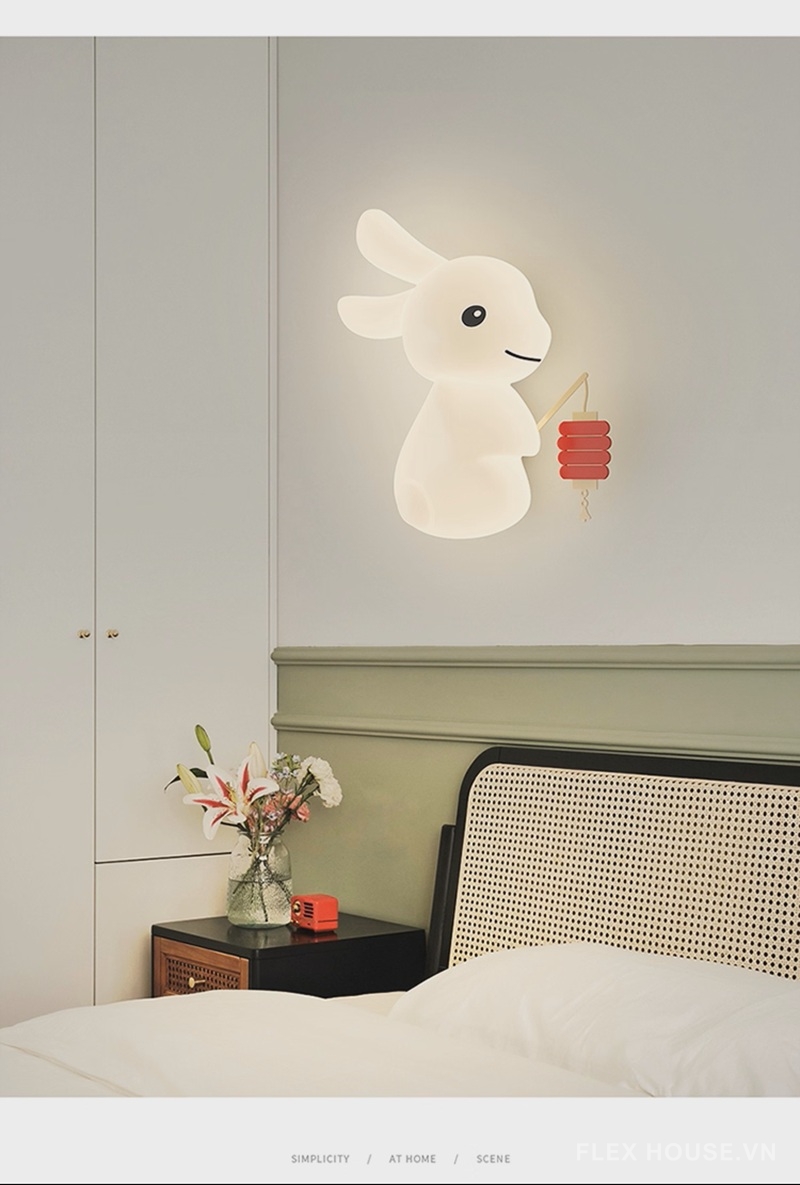 Đèn gắn tường phòng trẻ em bằng nhựa cao cấp QY-2556 8 Đèn gắn tường phòng trẻ em bằng nhựa cao cấp QY-2556