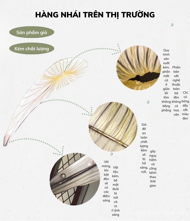 Đèn thả trần nghệ thuật lá lụa đỏ QM8254