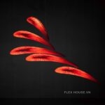 Đèn thả trần nghệ thuật lá lụa đỏ QM8254