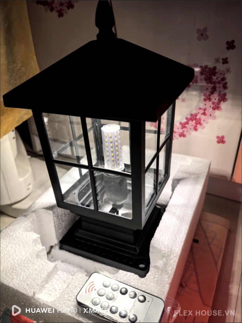 Đèn trụ cổng biệt thự chống nước XM8051