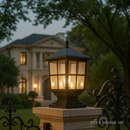 Đèn trụ cổng biệt thự chống nước XM8051