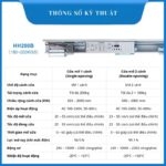 Phụ kiện cửa lùa điện 100W brushless tải 200kg HH200B