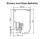 Phụ kiện cửa lùa điện cảm biến vi sóng an toàn HH125