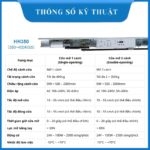 Phụ kiện cửa lùa điện thương mại tải nặng 400kg HH350