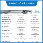 Phụ kiện cửa lùa tự động gắn trần tải nặng 150kg DT120
